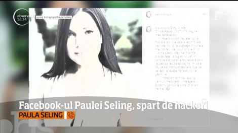 Contul de Facebook al Paulei Seling a fost spart de hackeri. Dezvăluirea a fost făcută chiar de artistă