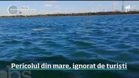 I-a smuls din ghearele morții în ultima clipă! Operațiunea dramatică a unui salvamar, filmată pe plaja din staţiunea Jupiter! Imagini tulburătoare! Video