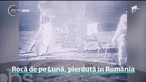 Una dintre cele două roci selenare pe care România le-a primit de la americani e dată dispărută