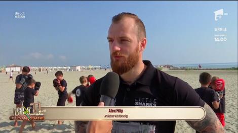 Demonstrație spectaculoasă de kickboxing, în direct, la Neatza cu Răzvan și Dani