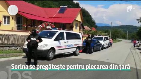 Sorina, fetiţa de opt ani din Baia de Aramă, se pregătește pentru plecarea din țară