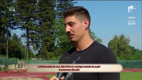 Alin Firfirică, medaliat cu argint la aruncarea discului, interviu exclusiv la Neatza!