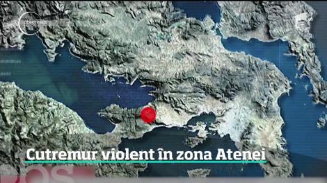 Cutremur violent în zona Atenei