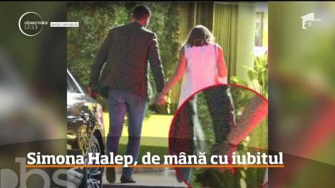 Simona Halep a fost surprinsă de paparazzi într-un restaurant de lux din Parcul Herăstrău de mână cu iubitul ei