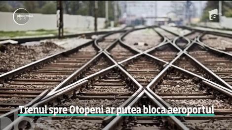 Trenul spre Otopeni ar putea bloca aeroportul! Șinele ar trece prin curțile localnicilor! „Ne distrug viaţa şi munca de o viaţă” - Video