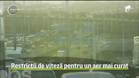 Restricţii de viteză, pentru un aer mai curat! Viteza maximă permisă va fi de doar 30 de km/h, într-o capitală