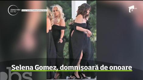 Selena Gomez pare că a trecut peste depresie! A fost domnişoară de onoare la nunta verişoarei sale Priscilla Delon