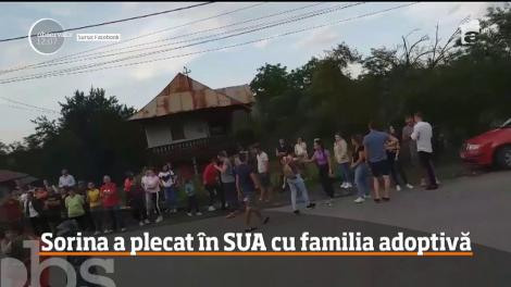 Sorina, fetiţa de opt ani din Baia de Aramă, a plecat în Statele Unite, împreună cu părinţii adoptivi