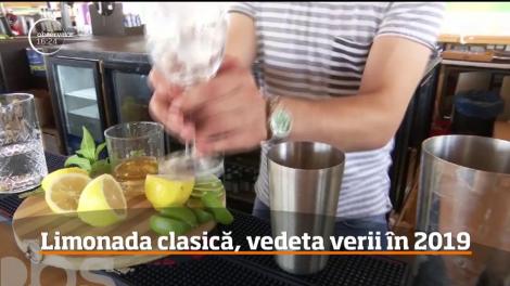 Clasica limonadă este şi va rămâne una dintre cele mai apreciate băuturi pe timp de vară