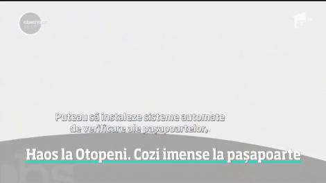 Haos pe Aeroportul Internaţional Henri Coandă. Sute de oameni au aşteptat chiar şi o oră să intre în ţară