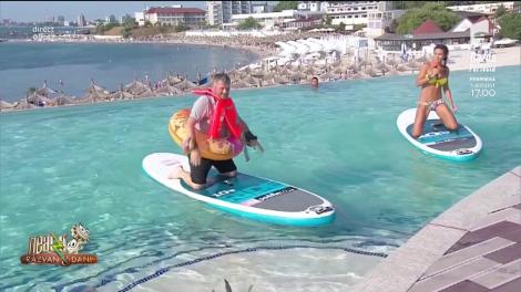 Cătălin Oprișan, cobaiul Dianei Stejereanu! Exerciții pentru coapse, fesier și abdomen