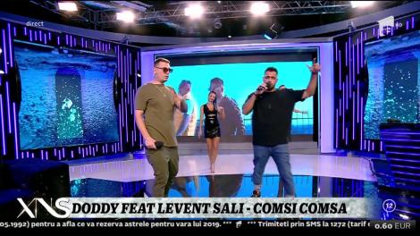 Xtra Night Show. Doddy şi Levent Sali cântă piesa Comsi Comsa