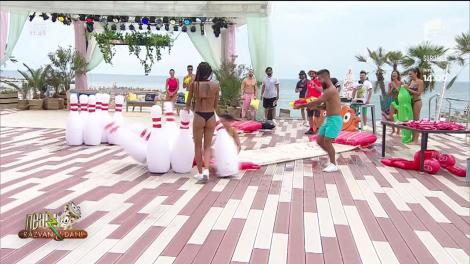 Pepe și Sonny Flame, neînfricațiide la Neatza cu Răzvan și Dani! S-au dat cu un crocodil pe pista de popice!