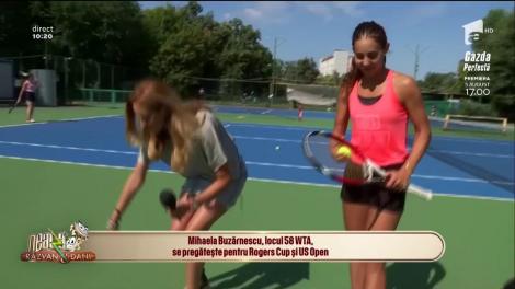 Neatza cu Răzvan și Dani. Mihaela Buzărnescu, locul 58 WTA, se pregătește pentru Rogers Cup și Us Open