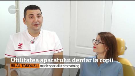 Zâmbetul este cartea noastră de vizită. Sfaturi despre utilizarea aparatului dentar la copii