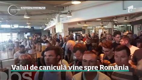 Canicula istorică a aruncat în haos Europa. Sute de români au rămas blocaţi pe aeroporturi, în Londra şi Paris