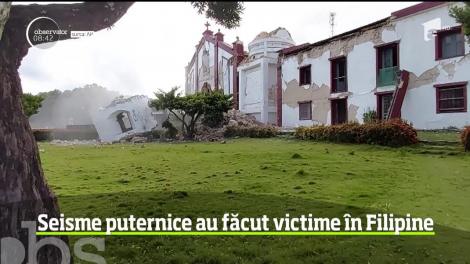 Seisme puternice au făcut victime în Filipine