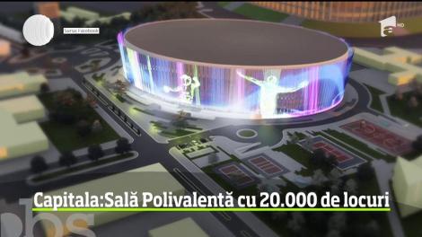 Capitala va avea cea mai mare Sala Polivalentă din România