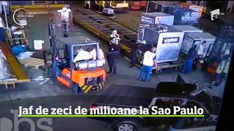 Jaf de zeci de milioane de dolari la Sao Paulo