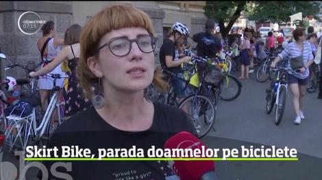 Doamnele şi domnişoarele din Braşov au îmbinat utilul cu plăcutul. Militând pentru mersul pe bicicletă