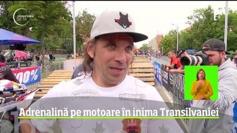 Spectacol pe două roţi în centrul Sibiului