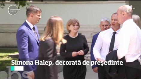 Simona Halep a fost decorată cu cea mai înaltă distincţie - Steaua României în grad de Cavaler