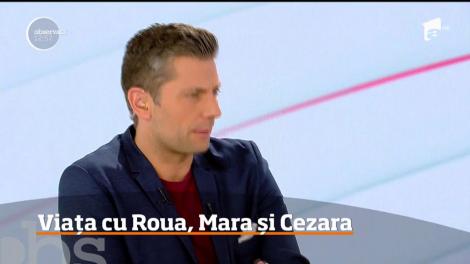 Mihai Morar, tată de trei fete. Cum se descurcă