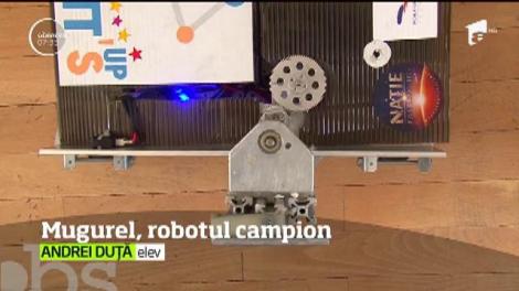 Un robot creat de o echipă de liceeni din Argeş a cucerit America