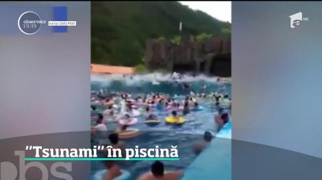 Panică la un parc acvatic! Zeci de răniți, după ce în piscină s-a produs un val ca un tsunami