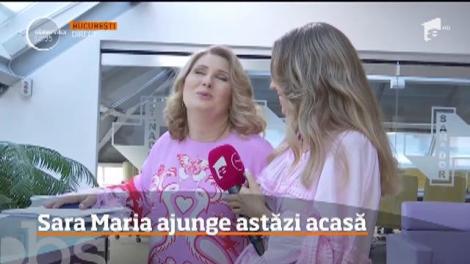 Este o zi mare în familia Alessandrei Stoicescu. A fost externată şi o va duce acasă pe micuţa Sara Maria