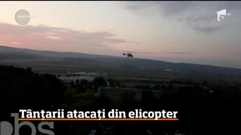 Un elicopter a zburat deasupra întregului oraş Vaslui pentru a-l curăţa de ţânţari, muşte sau căpuşe