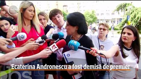 Ecaterina Andronescu a fost demisă din funcţia de Ministru al Educației după ce a făcut o declaraţie controversată în cazul de la Caracal