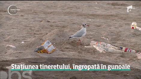 Îngropată în mizerie şi nepăsare, staţiunea Costineşti  s-a transformat într-un bazar