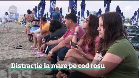 Distracție la mare pe cod roșu