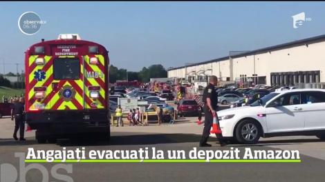 Clipe de panică la un depozit al companiei Amazon: 500 de angajaţi au fost evacuaţi