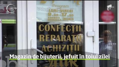 Jaf ziua, în amiaza-mare, la o bijuterie din Brăila!