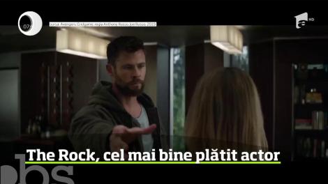 Dwayne Johnson sau The Rock este cel mai bine plătit actor de la Hollywood!
