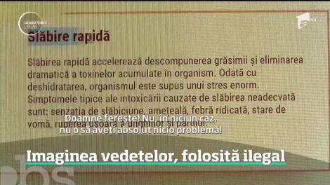Imaginea vedetelor, folosită ilegal
