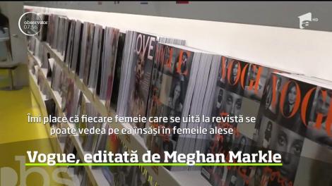Revista Vogue, editată de Megan Markle