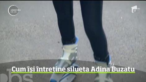 Cum își întreține silueta Adina Buza