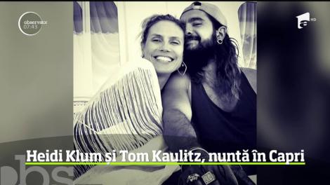 Supermodelul Heidi Klum s-a căsătorit din nou cu Tom Kaulitz