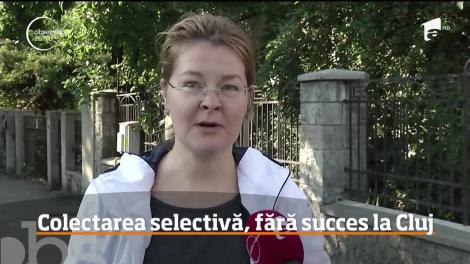 Colectarea selectivă, fără succes în Cluj-Napoca