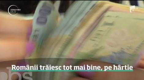 Topul celor mai bine plătiţi angajaţi. Pe hârtie, românii trăiesc tot mai bine de la o lună la alta