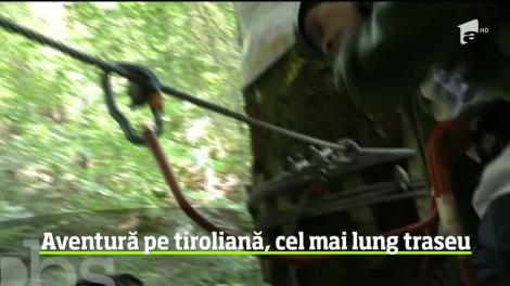 Canionul Șapte Scări are cel mai lung traseu de tiroliană din ţară
