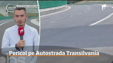 Autostrada Transilvania, din nou cu probleme! Tronsonul dintre Gilău şi Nădăşelu se deteriorează pe zi ce trece