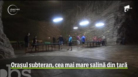 Salina de la Ocnele Mari, un adevărat oraş subteran