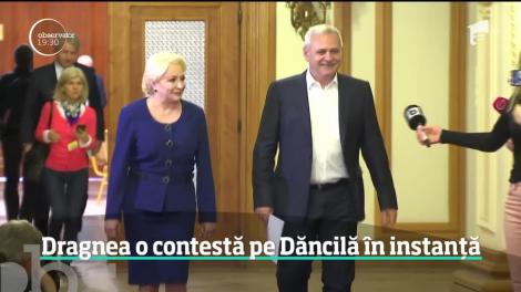 Liviu Dragnea o contestă pe Viorica Dăncilă în instanță