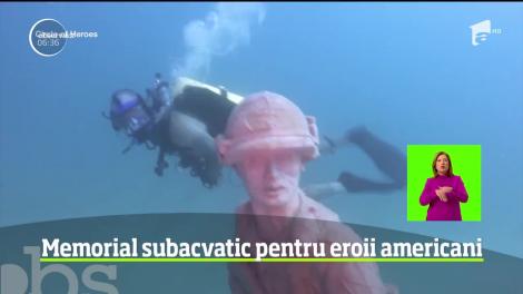 Primul monument subacvatic dedicat eroilor şi veteranilor de război, inaugurat în largul coastei din Florida