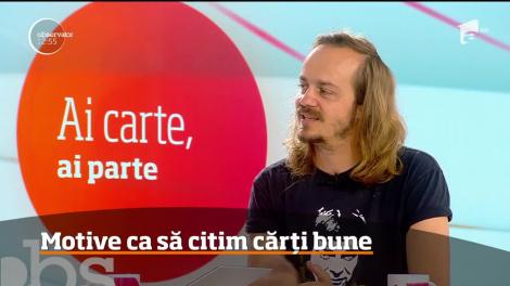 Victor Miron, povestea tânărului care promovează lectura