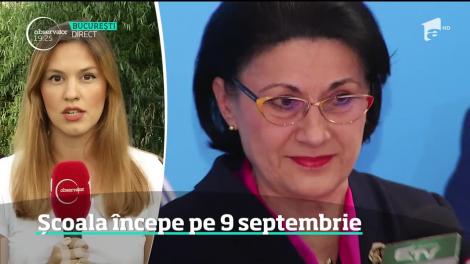 Școala începe pe nouă septembrie. Structura anului şcolar 2019 - 2020